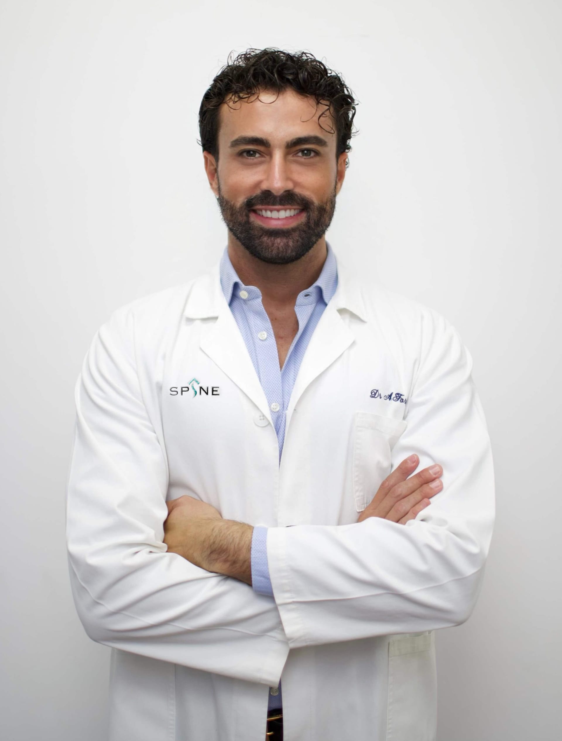 Il dottor Andrea Foriglio, osteopata e ideatore del percorso Spine, in studio